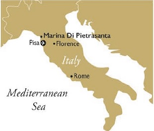 Tuscany map