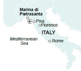 Tuscany map